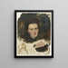 Portrait of a Woman - Thérèse Schwartze — framed artwork on a wall