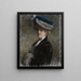 Self-portrait - Thérèse Schwartze — framed artwork on a wall