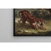 Reproductie van het schilderij Tijger en slang - Eugène Delacroix