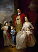 Colonel John Fortnum et sa famille - Tilly Kettle — weergave van het kunstwerk