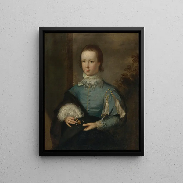 Tilly Kettle - Portrait Of A Boy In Blue.webp