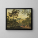 Italiaans landschap - Timotheus de Graef — ingelijst kunstwerk aan de muur