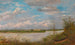 Landschap van de Donau - Tina Blau — weergave van het kunstwerk