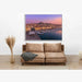 Fotoprint - Schemering over de Oude Haven van Marseille