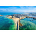 Fotoprint - Luchtfoto van Saint-Malo