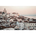 Fotoprint van Lissabon bij dageraad - Een symfonie van kleuren