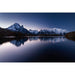 Landschapsfotoprint - De Mont Blanc vanaf Chamonix