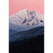Landschapsfotoprint - De roze berg