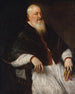 van Filippo Archinto, geboren rond 1500 en overleden in 1558, aartsbisschop van Milaan - Titian — weergave van het kunstwerk