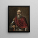 Portret van een admiraal waarschijnlijk Francesco Duodo - Titian — ingelijst kunstwerk aan de muur