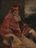Portret van paus Paulus III met Camauro - Titian — weergave van het kunstwerk