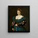 Portret van een Dame La Bella - Titien — ingelijst kunstwerk aan de muur