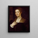 Portret van een dame - Titian — ingelijst kunstwerk aan de muur