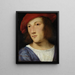 Portret van een jonge man - Titian — ingelijst kunstwerk aan de muur