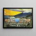 Ruins of the Greek Theater in Taormina - Tivadar Csontváry Kosztka — framed artwork on a wall