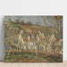 Reproductie van het schilderij van Toits rouges, coin de village, hiver - Camille Pissarro