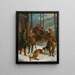 Het betwiste schot - Tompkins Harrison Matteson — ingelijst kunstwerk aan de muur