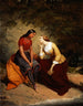 De ontmoeting van Hetty en Hist - Tompkins Harrison Matteson — weergave van het kunstwerk