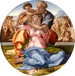 Tondo Doni - Michelangelo — weergave van het kunstwerk