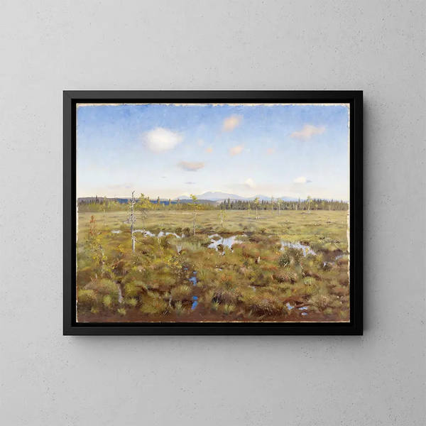 Landscape of Lapland - Torsten Wasastjerna — framed artwork on a wall