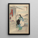 Nobles femmes de la période Tokugawa Trente-six beautés Sanjuroko kasensoro Pl19 - Toshikata Mizuno — framed artwork on a wall