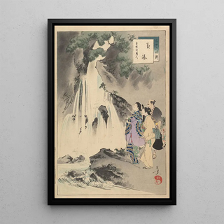 Toshikata Mizuno - Noblewomen of the Tokugawa Period Thirtysix Beauties Sanjuroko kasensoro Pl27.webp