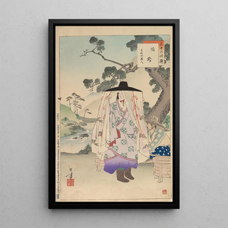 Toshikata Mizuno - Noblewomen of the Tokugawa Period Thirtysix Beauties Sanjuroko kasensoro Pl36.webp