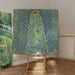 Reproduction of the painting Sunflower Painting - Gustav Klimt