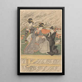 Toyokuni Utagawa - Women at Tea on Wharf.webp