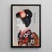 Maiko, apprentice geisha - Toyonari Yamamura — framed artwork on a wall