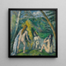 Drie badende vrouwen - Paul Cézanne — ingelijst kunstwerk aan de muur