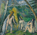 Drie badende vrouwen - Paul Cézanne — weergave van het kunstwerk