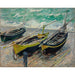 Reproductie van het schilderij Drie vissersboten - Claude Monet