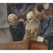 Reproduction of the painting Three Skulls from the Capuchin Convent in Palermo - Laurits Andersen Ring