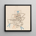 Drie in de verwarring - Paul Klee — ingelijst kunstwerk aan de muur