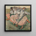 Drie Russische Dansers - Edgar Degas — ingelijst kunstwerk aan de muur