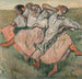 Drie Russische Dansers - Edgar Degas — weergave van het kunstwerk
