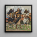 Drie van de kapiteins van David - James Tissot — ingelijst kunstwerk aan de muur