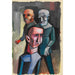 Reproductie van het schilderij Drie mannen, zonder datum (ca. 1935) - Karl Wiener