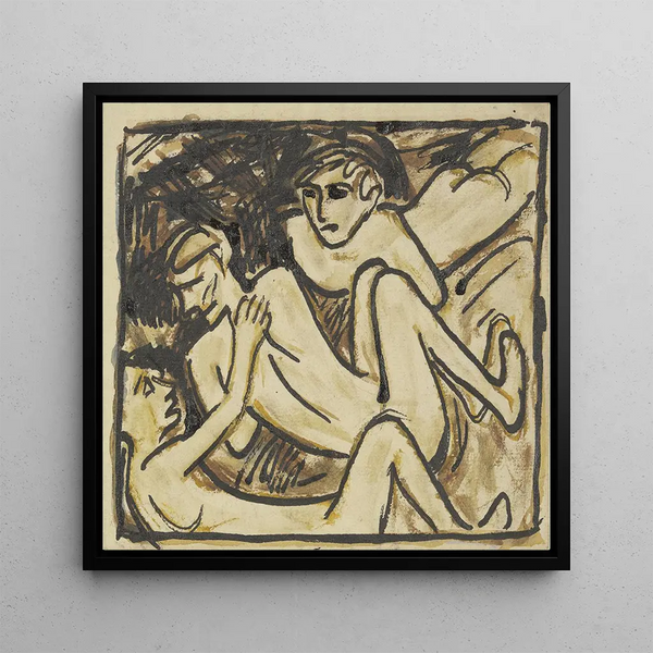Trois nus allongés - Christian Rohlfs