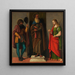 Drie heiligen Roch, Antonius abt en Lucia - Giovanni Battista Cima da Conegliano — ingelijst kunstwerk aan de muur