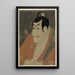 Ichikawa Ebiz no Takemura Sadanoshin - Tōshūsai Sharaku — framed artwork on a wall