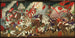 Chronique de la soumission de Kagoshima, Bataille autour du château de Kumamoto - Tsukioka Yoshitoshi — weergave van het kunstwerk