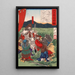 Bunya no Watamaro en de rebellen op weg naar sh - Tsukioka Yoshitoshi — ingelijst kunstwerk aan de muur