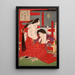 Full Moon Painting - Tsukioka Yoshitoshi — framed artwork on a wall