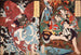 Oniwaka en de karper, Taira no Koremochi en de demon - Tsukioka Yoshitoshi — weergave van het kunstwerk