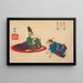 Sorori Shinzaemon en Hideyoshi - Tsukioka Yoshitoshi — ingelijst kunstwerk aan de muur