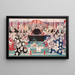La Grande Conférence sur la Conquête de la Corée - Tsukioka Yoshitoshi — ingelijst kunstwerk aan de muur