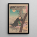 Les quatre cordes de la lune Tsuki no yotsu no o - Tsukioka Yoshitoshi — ingelijst kunstwerk aan de muur