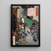 Tsukioka Yoshitoshi — ingelijst kunstwerk aan de muur